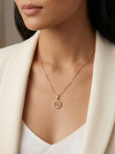 Colar Árvore da Vida Banhado a Ouro 18K com Zircônias - Dourado e Prata