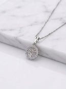 Colar Árvore da Vida Banhado a Ouro 18K com Zircônias - Dourado e Prata