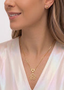 Colar Filhos Menino e Menina Banhado a ouro 18K