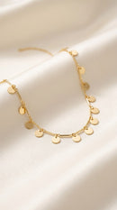 Choker Medalhinhas Banhada a Ouro 18K