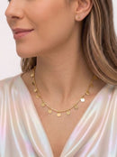 Choker Medalhinhas Banhada a Ouro 18K