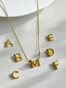 Colar Letra Inicial Banho de Ouro 18k - Personalizado
