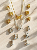 Colar Letra Inicial Banho de Ouro 18k - Personalizado